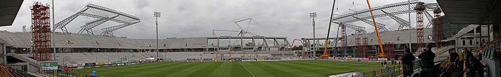 Panorama stadionu na Łazienkowskiej - 26.09.2009